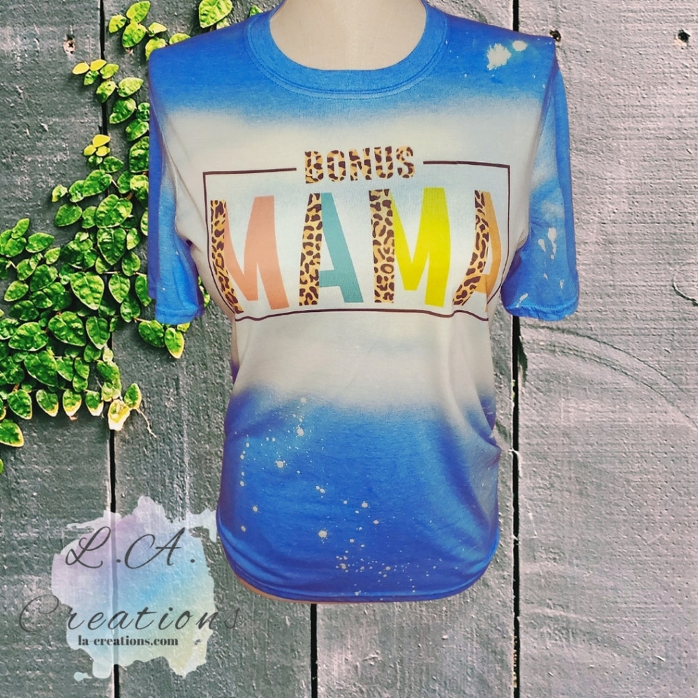 Bonus Mama - Bleached Tee